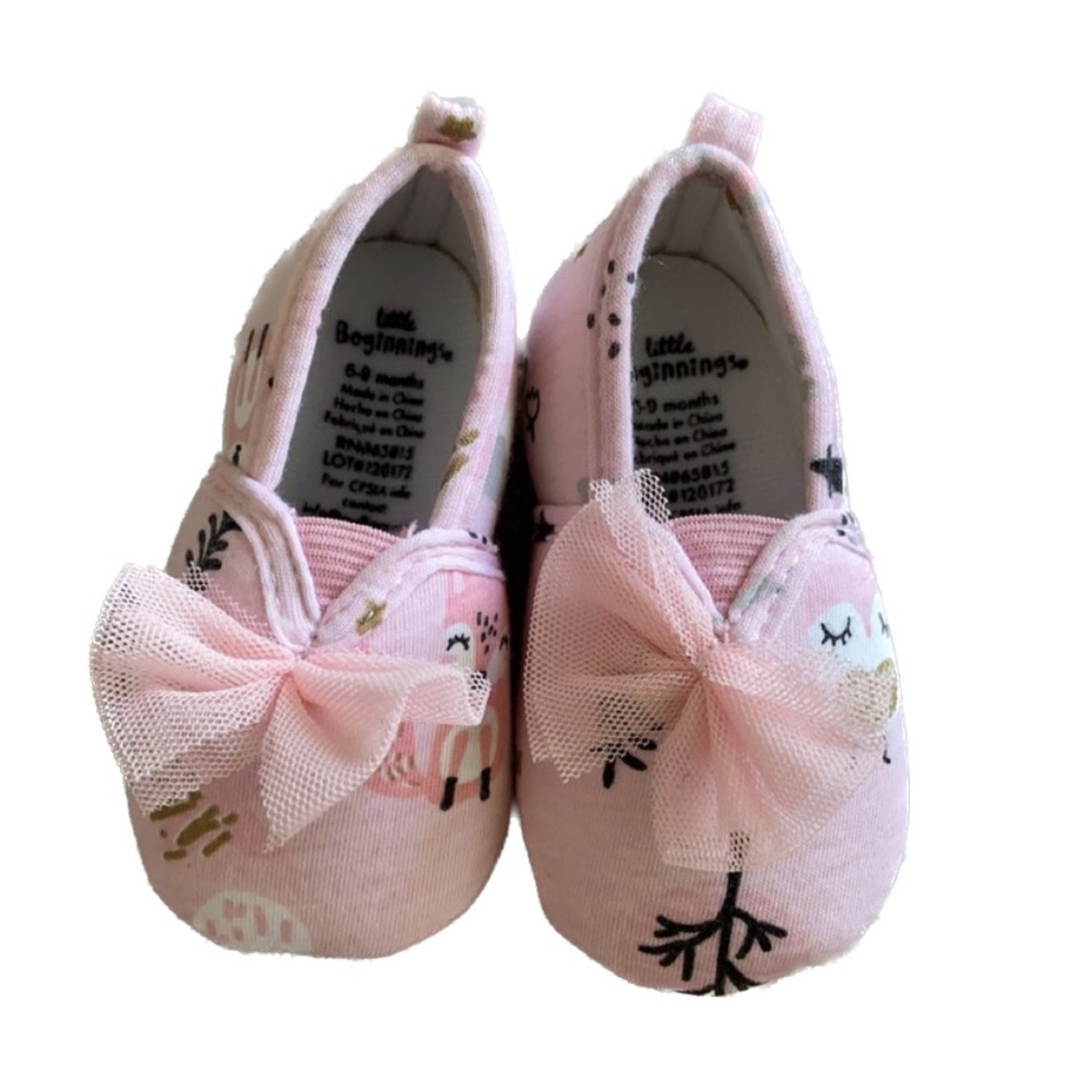 Pink Baby Girl Shoes 6-9mon